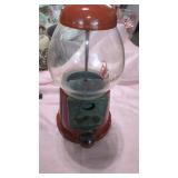 Metal Gumball Machine Bank