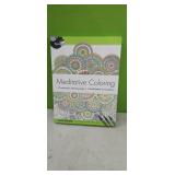 Meditative Coloring Adult Coloring Book  with