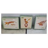 NEW Set of 3 - 3D Puzzles / Crocodile, Eagle,