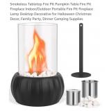 NEW Smokeless Tabletop Fire Pit, Pumpkin Shape,