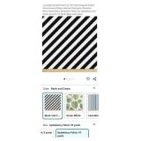 NEW 10 yds of Fabric for Upholstery, Black &