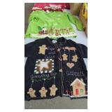 3 Size L  Butt Ugly Christmas Sweaters