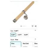 3 pc Pipe Handrails for Indoor Stairs: 9.8FT