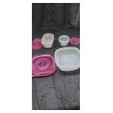 Disney Princess Glad Containers w/ Lids, 12 pcs