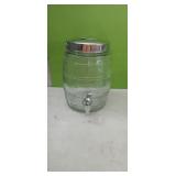 Glass Beverage  Dispenser  1- 1 1/2 Gallons