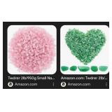 Twdrer Small Natural Clear Tumbled Chips Crushed