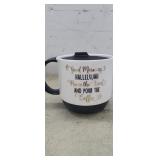 NEW Ceramic Coffee Mug w/ Lid, "Good Morning