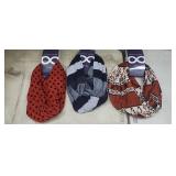 NEW 3 Pk of Infinity Scarves, Various Designs