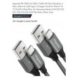 4ft USB A to USB C Cable 3A Fast