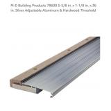 Aluminum & Hardwood Threshold, 5-5/8" x 1-1/8" x