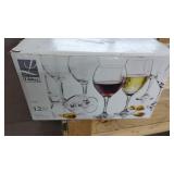 12 Libby Wine Glass Stemware Set