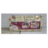 NEW "Life is better with Grandkids" Wall Art,