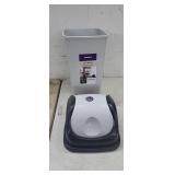 4.5 Gal Slim Trash Can w/ Swing Top