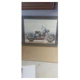 Harley Davidson Picture  20" wide  x 16" tall