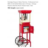 NEW Nostalgia Popcorn Maker Machine w/ 2.5 Oz