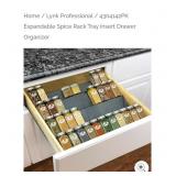 New- Lynk- Expandable Spice Rack Tray Insert