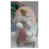 12" Fiber Optic Angel.  Works    Has been Used