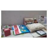 Large Christmas Lot,  Gift Bags, Cards, Pillows,