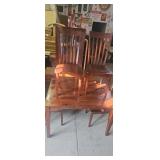 Table and 4 Chair, Pre-Owned Set. With Signs or
