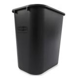 NEW 7 Gal Rubbermaid Waste Bin, Black