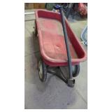 Vintage Red Wagon   Good Shape, pulls Good. Tires