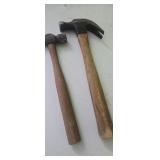 Ball Peen Hammer, And Hammer wooden Handle Hand