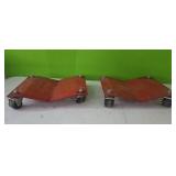 2x Auto Dolly Car Dollies,12 x 16 In, 2500lbs