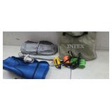 Camping Lot, Tent, Air Mattress,  Foam mat, Can