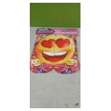 2 Pair Ladies 6-10 Emoji Socks