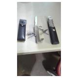 2 New Multi Function Pocket Knives