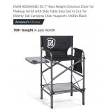 NEW Directors Chair w/ Side Table - Chair