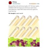 Kihung (Pack of 8) LED Grow Lights, 4FT T8 Grow