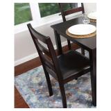 NEW Set of 3 Dining Chairs w/ Leather Seats,
