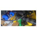 Box of Automotive Fluids, Brake Fluid, Oil.