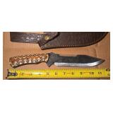 MHSCutlery Custom Handmade Damascus hunting /