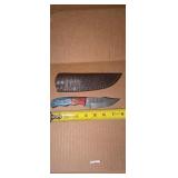 MHSCutlery Custom Handmade Damascus Skinner