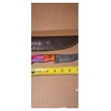 MHSCutlery Custom Handmade Damascus Skinner