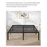 NEW Full Size Bed Frame, 14"T, Black*Assembly