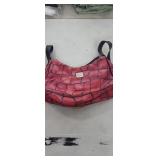 Dooney & Bourke 1975 Red Crocodile Print *used