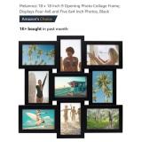 NEW 18" x 18" - 9 Opening Photo Collage Frame,