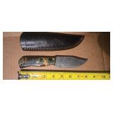 MHSCutlery Custom Handmade Damascus Skinner