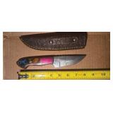 MHSCutlery Custom Handmade Damascus Skinner