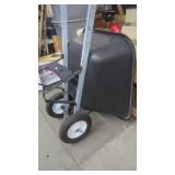 Large Double Front Wheel Wheelbarrow  Tub 43"L x