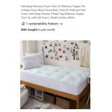 Twin XL Mattress Topper w/ Gel Foam & Deep