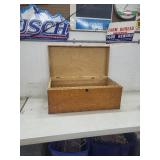 14.75" x 12.25"t x 28.5" Wooden Trunk*has
