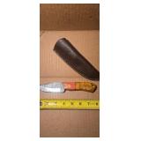 MHSCutlery Custom Handmade Damascus Skinner