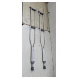 Standard Aluminum Crutches - Patient Height
