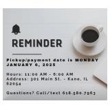 Payment & Location Info