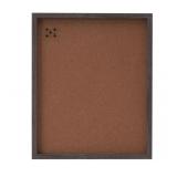 NEW Corkboard w/ Grey Frame, 17" x 21"
