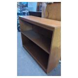 2 Shelf Wood Bookcase 3